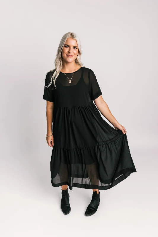 Emma Dress | Black- Was $169 Now $40
