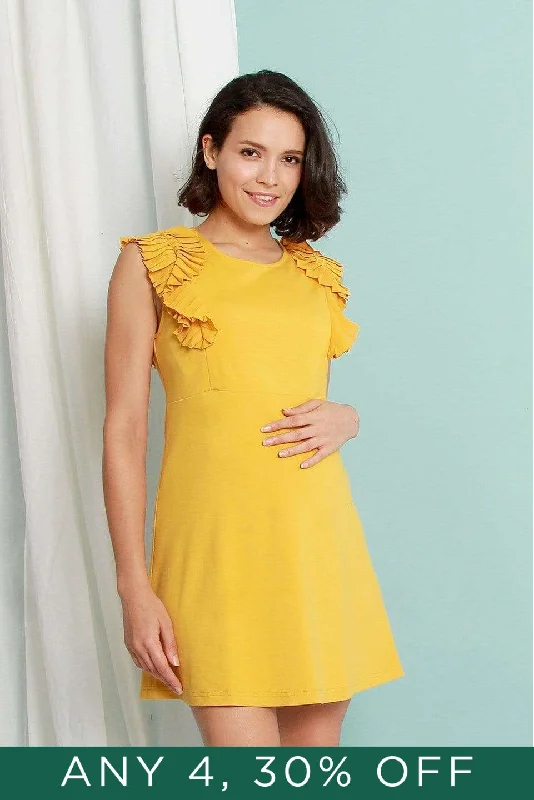 Evon Nursing Dress Marigold