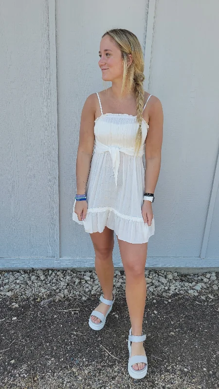 LOLA TIE DRESS BY IVY & CO