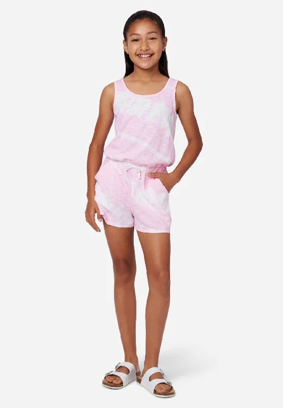 Tie-Dye Ringer Romper