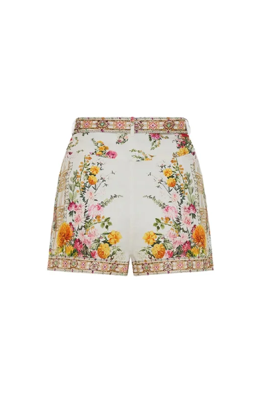 CAMILLA TUCK FRONT SHORT- EGYPTIAN ROSE