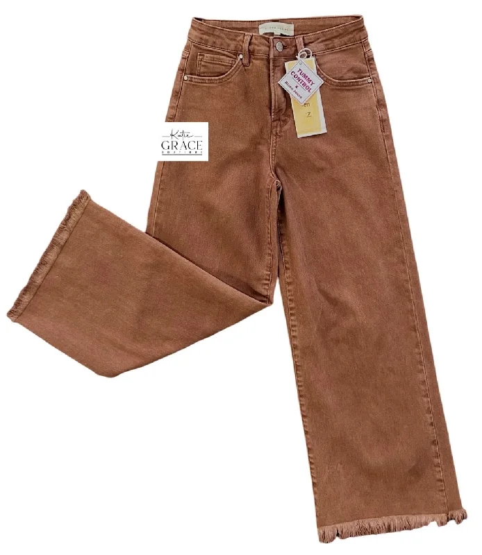 "Emery" Cropped Tummy Control Jeans